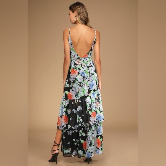 LULUS Effortless Energy Tiered Ruffle Maxi Dress ❤️NWT❤️IN STORES❤️ - Picture 2 of 4